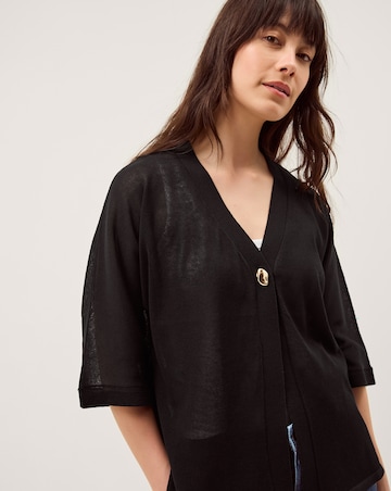 Monsoon Beth Short Sleeve Cardigan