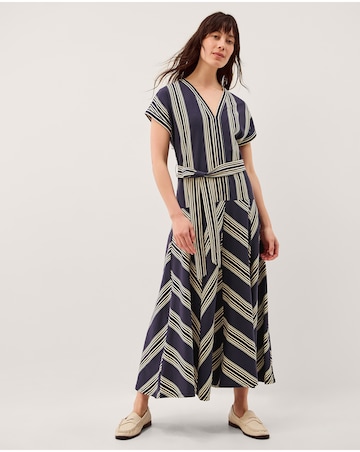 Monsoon Shilta Stripe Jersey Maxi Dress