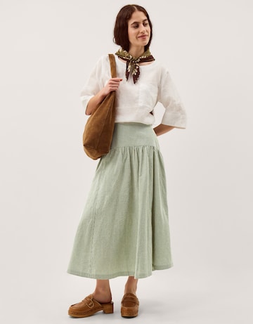 Monsoon Gaia Gingham Midi Skirt