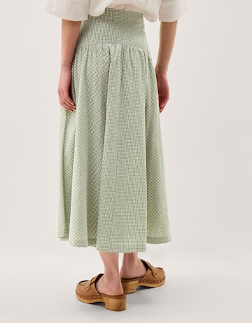 Monsoon Gaia Gingham Midi Skirt