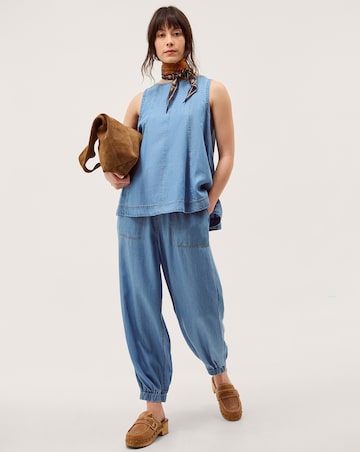 Monsoon Daria Chambray Joggers