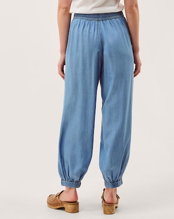 Monsoon Daria Chambray Joggers