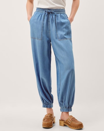 Monsoon Daria Chambray Joggers