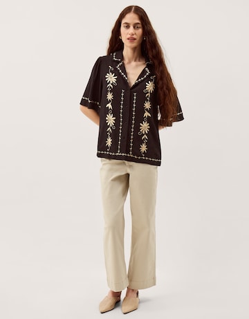 Monsoon Wren Floral Embroidered Shirt