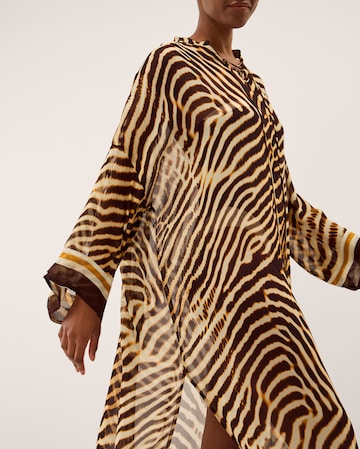 Monsoon Clarissa Animal Print Midi Kaftan