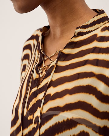 Monsoon Clarissa Animal Print Midi Kaftan