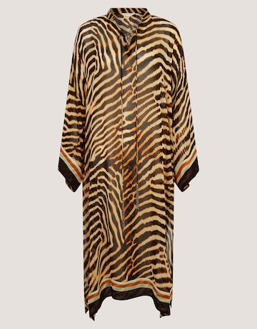 Monsoon Clarissa Animal Print Midi Kaftan