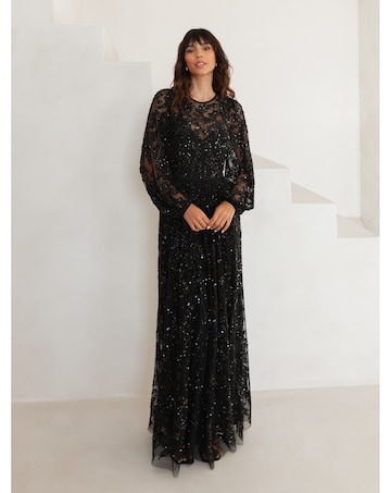 Maya Deluxe Embellished Dress