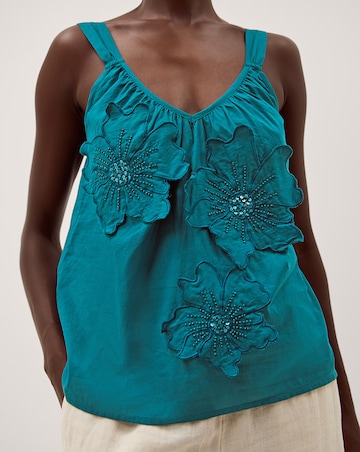 Monsoon Rosalie Sleeveless Floral Top