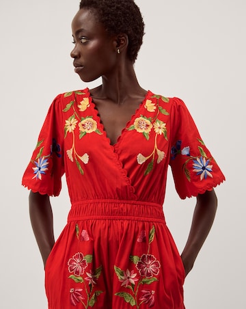 Monsoon Emma Floral Midi Dress
