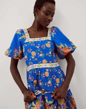 Monsoon Mona Floral Midi Dress