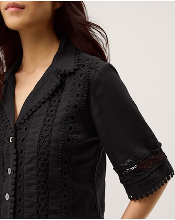 Monsoon Irina Lace Trim Shirt