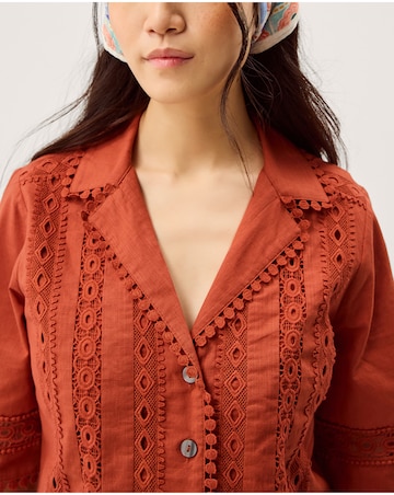 Monsoon Irina Lace Trim Shirt