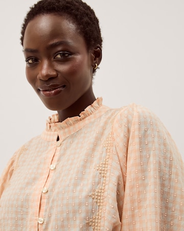 Monsoon Jemima Gingham Blouse