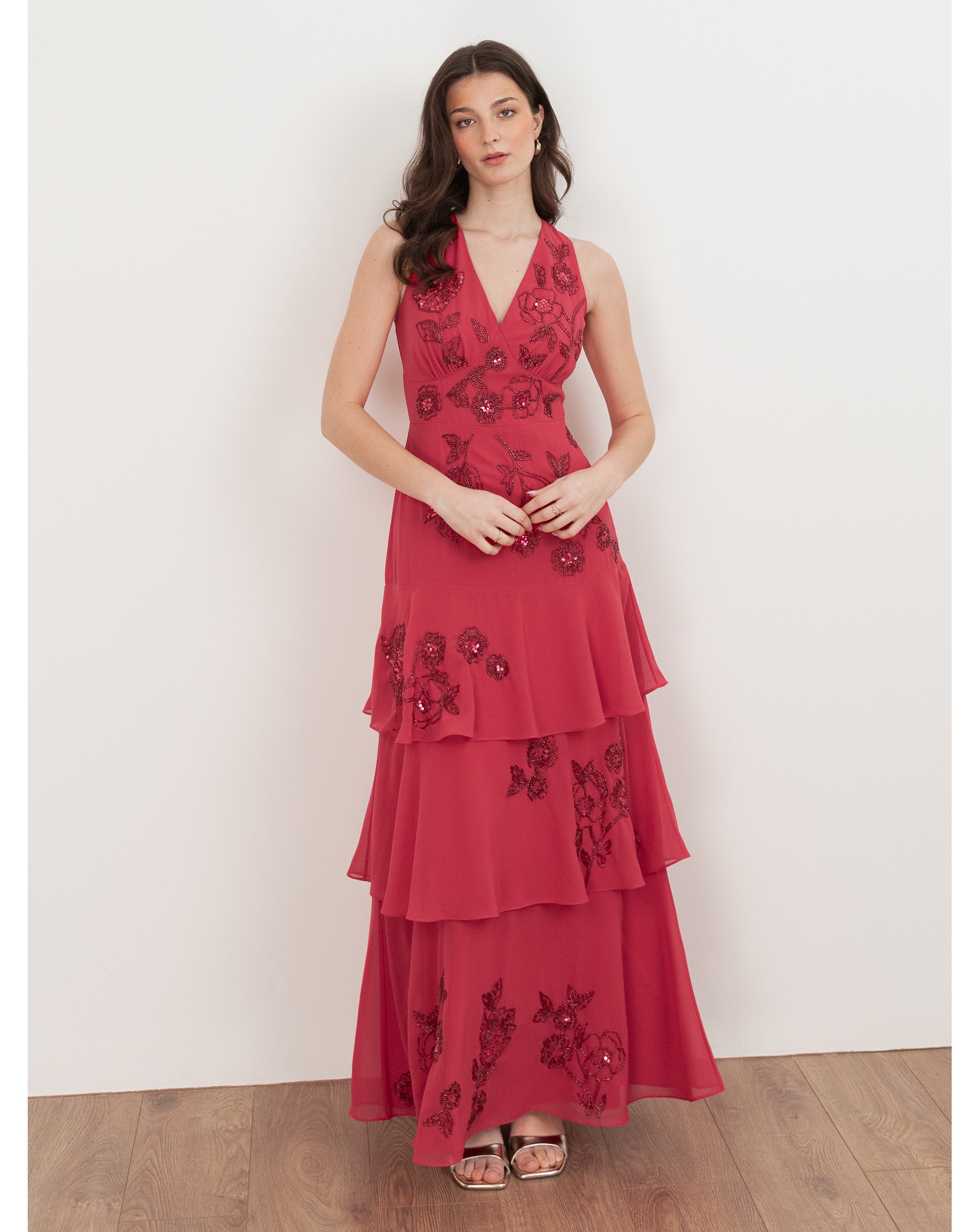 Maya Deluxe Embellished Maxi Dress
