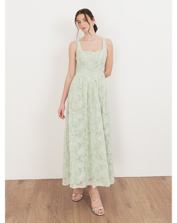 Maya Deluxe Lace Drop Waist Midaxi Dress