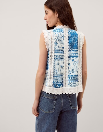 Monsoon Soleil Print Lace Tank Top
