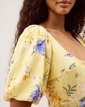 Monsoon Etta Floral Midi Dress