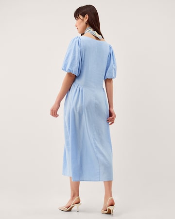 Monsoon Lottie Linen Blend Midi Dress