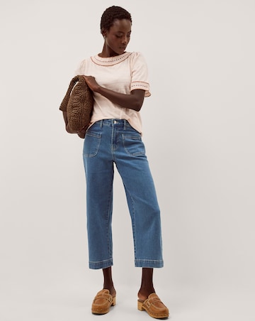 Monsoon Tina Trim Jersey T-Shirt