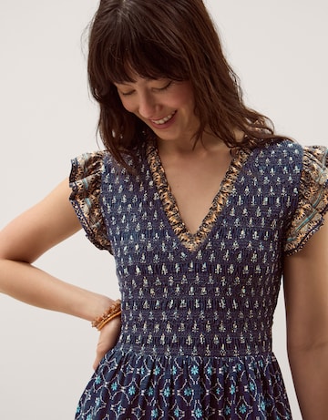 Monsoon Amaya Print Jersey Midi Dress