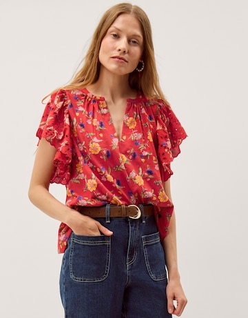 Monsoon Libby Floral Print Jersey Top