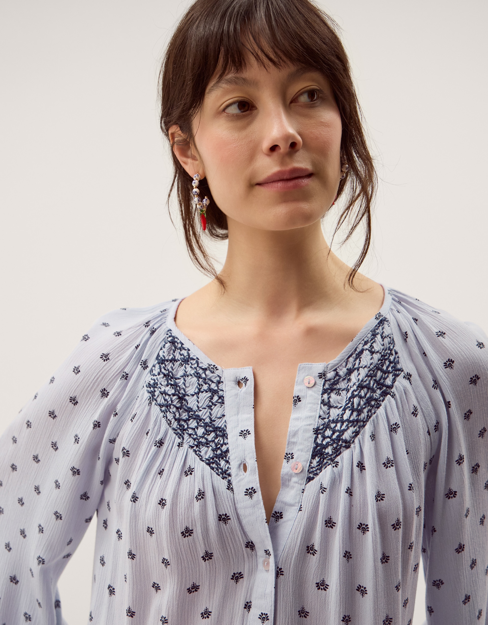 New In - Monsoon Mia Print Blouse