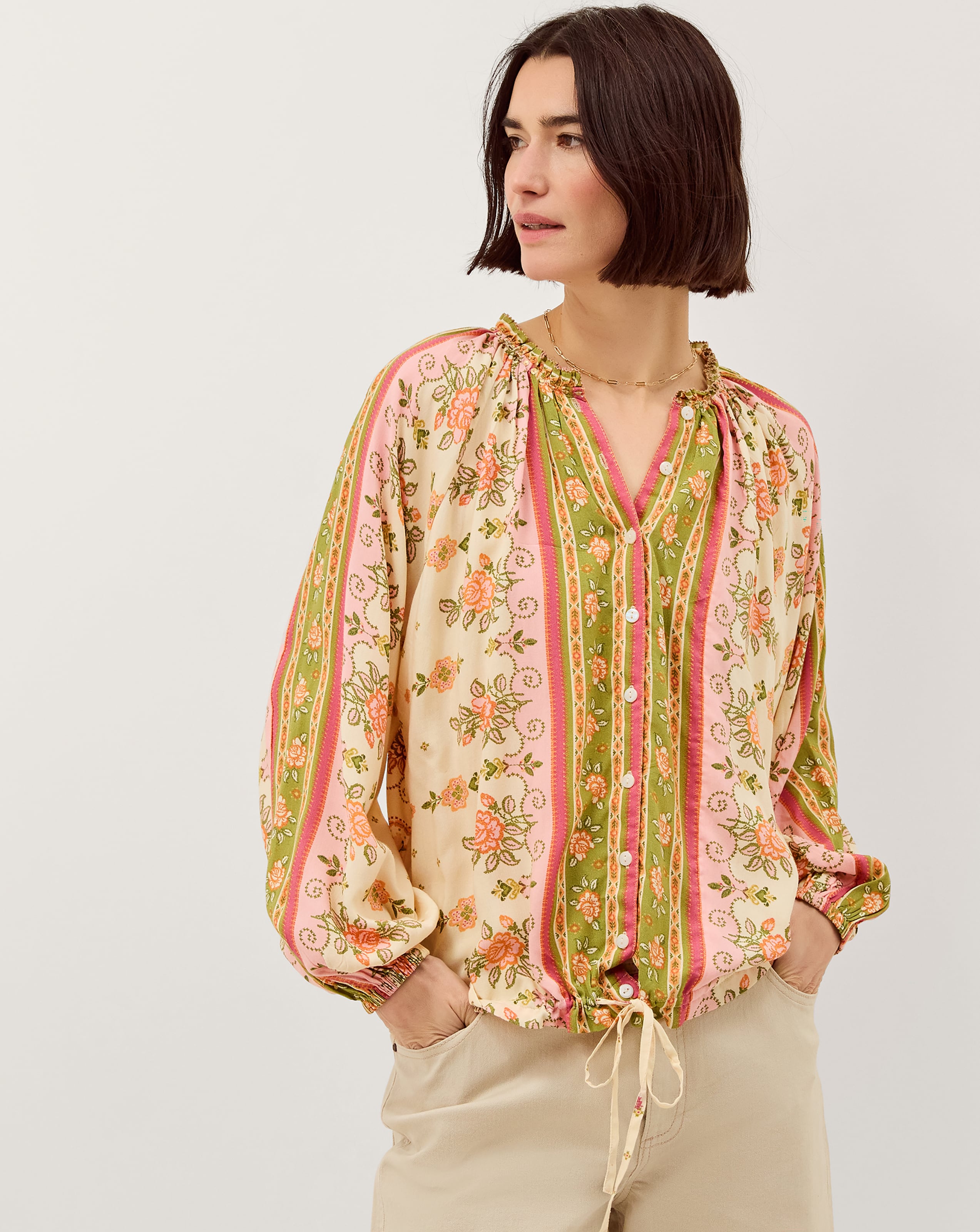 New In - Monsoon Eline Floral Print Blouse