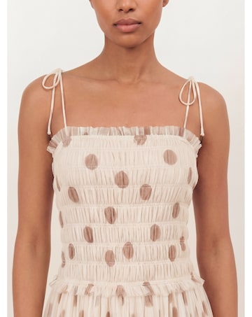 Anaya Polka Dot Print Dress