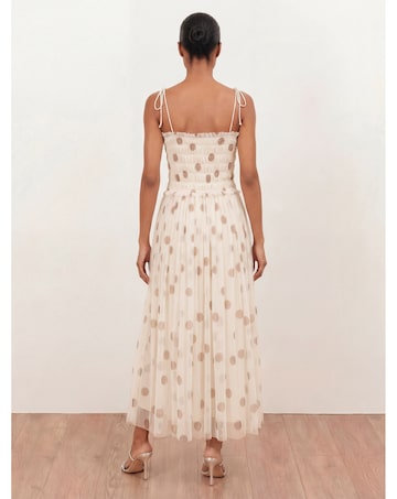 Anaya Polka Dot Print Dress