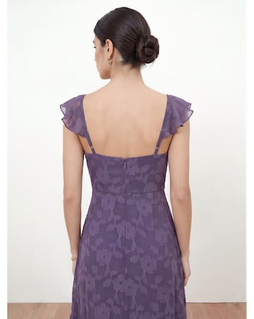 Anaya Burnout Fabric Dress