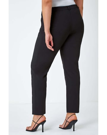 Roman Curve Straight Smart Trousers