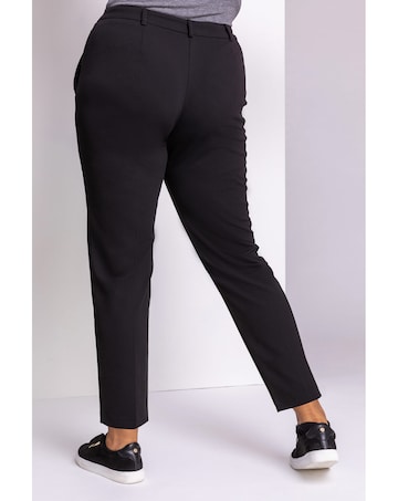 Roman Curve Straight Smart Trousers