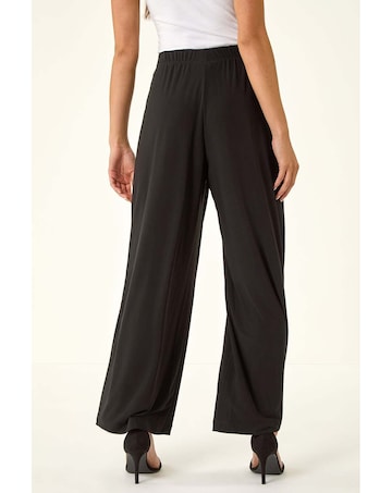 Roman Petite Wide Leg Stretch Trouser