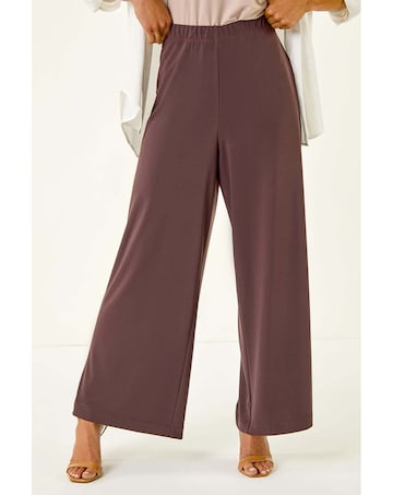 Roman Petite Wide Leg Stretch Trouser