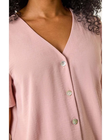 Roman Petite Button Through Blouse