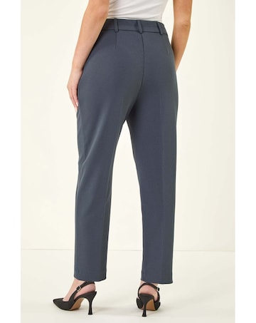 Roman Short Straight Leg Stretch Trouser
