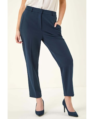 Roman Short Straight Leg Stretch Trouser