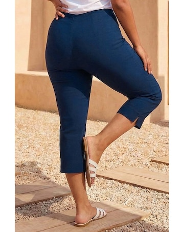 Roman Curve Cropped Stretch Trouser
