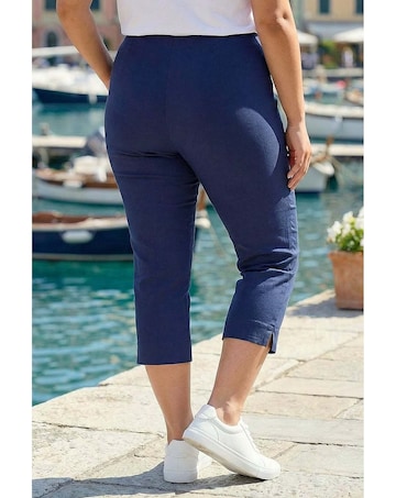 Roman Curve Cropped Stretch Trouser