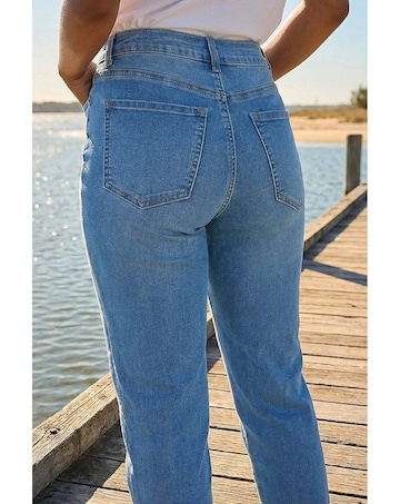 Roman Petite Stretch Straight Leg Jeans