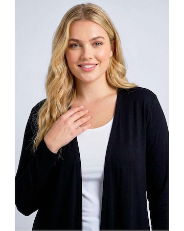 Roman Curve Waterfall Jersey Cardigan