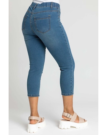 Roman Petite Stretch Crop Denim Jegging