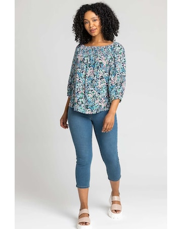 Roman Petite Stretch Crop Denim Jegging