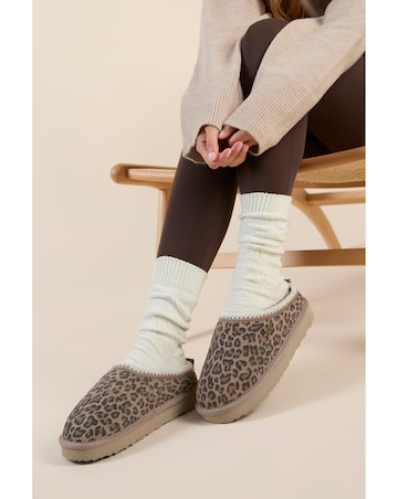 Just Sheepskin Womens Erin Mule Slippers with EVA sole