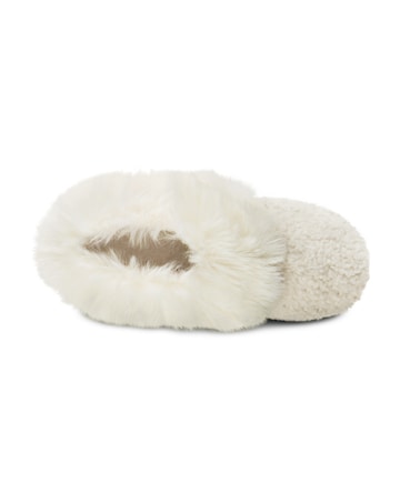 totes Ladies Textured Mule On Chunky Sole