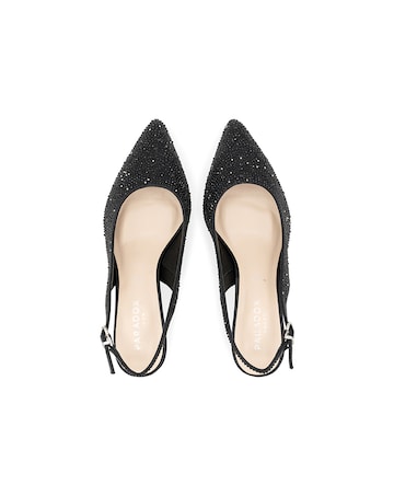 Paradox London Fiora Wide E Fit Heel Courts