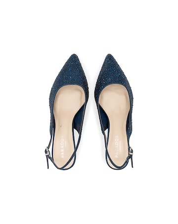 Paradox London Fiora Wide E Fit Heel Courts