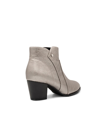 Paradox London Belinda Wide Fit Block Heel Ankle Boots