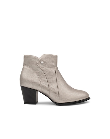 Paradox London Belinda Wide Fit Block Heel Ankle Boots